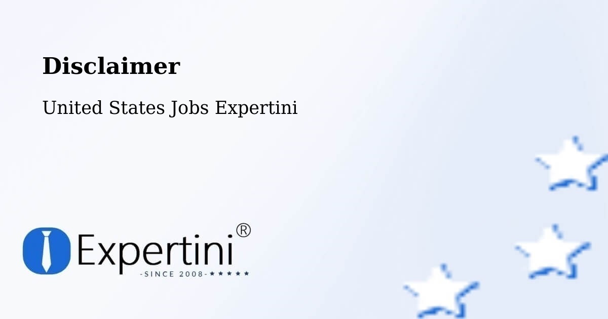 Disclaimer – Eagle Lake - United States Jobs Expertini